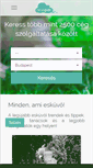 Mobile Screenshot of gyor-toth-aliz-eskuvoszervezo.alompar.hu